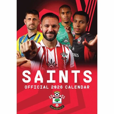 TWOCAN DESIGN LTD Southampton FC A3 Calendar 2026 - Football - Month To View