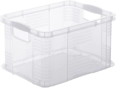 Rotho Aufbewahrungsbox Agilo A4 17,5 L transparent 39 x 29 x 21,5 cm (L x B x H) - Bild 1 von 2