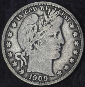 1909-P Barber Silver Half Dollar 50C - COINGIANTS - - Picture 1 of 2