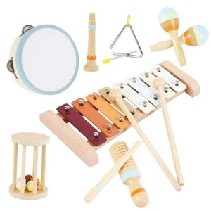 Baby Musical Instruments Neutral Colors Percussion Instruments Set Montessori  - Picture 1 of 7