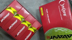 Pelotas de golf Avant 55 Value - amarillas, una docena - Imagen 1 de 5