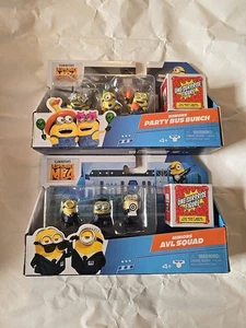 Neu Despicable Me 4 Minions Figur 2er Set Party Bus Bunch & AVL Squad - Bild 1 von 6