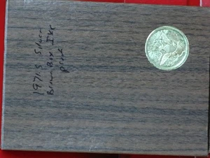 Uncirculated 1971-S Brown Box 40% Silver Eisenhower Dollar - Picture 1 of 2