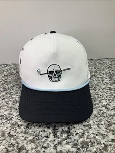Puma Golf Skull Hat SnapBack - Blue White OSFM - Picture 1 of 7