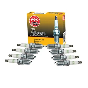 NGK Set of 8 G-Power Platinum Spark Plugs For Buick GMC Chevy Ford Cadillac V8 - Picture 1 of 1