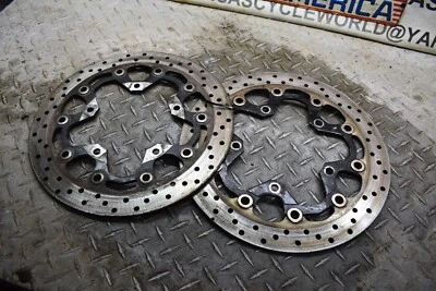 686 SET FRONT BRAKE ROTORS DISK L&R 17 SUZUKI HAYABUSA GSXR 1300  FREE SHIP - Image 1 of 4
