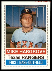 1976 Hostess Panel Single Mike Hargrove #88 NM Near Mint Texas Rangers