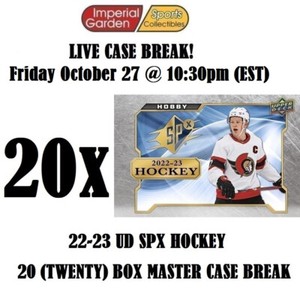 2022-23 SPX HOCKEY 20 BOX CASE BREAK #4040 - Chicago Blackhawks
