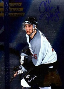 1996 Edge Ice Future Legends Signed Sealed Delivered #5 Chris Hajt