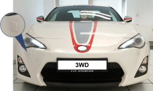 FIT TO TOYOTA 86 GT86 12-16 FRONT WASHER HEADLIGHT NOZZLE COVER BUMPER RIGH - Picture 1 of 4