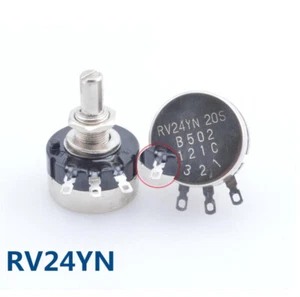 1pcs RV24YN20S 2W Carbon film potentiometer rheostat 2K 5K 10K Half Shaft - Picture 1 of 7