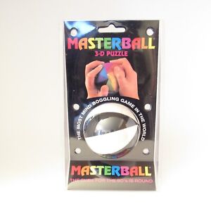 Masterball 3D Puzzle Sphere Game 1992 Black & White New Vintage Toy