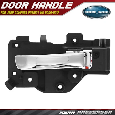 Rear Passenger Chrome Interior Door Handle for Jeep Compass Patriot MK 2009-2017 - Image 1 of 4