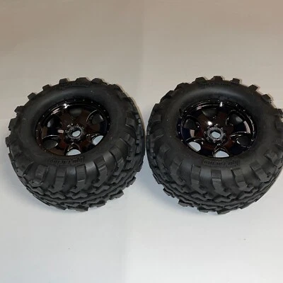 HPI  Savage X  4.6  – Monstertruck Räder Reifen mit Felgen 17mm sechskant - Bild 1 von 4