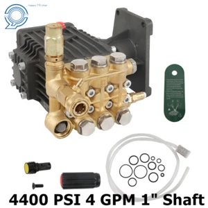 Power Washer Pump Pressure Washer Pump 4400 PSI 4 GPM 1" Shaft Horizontal 25.4mm - Picture 1 of 21