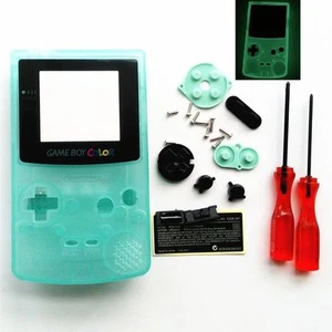 GBC Nintendo Game Boy Colore Alloggiamento Schermo Brillante al Scuro VETRO USA! - Foto 1 di 2
