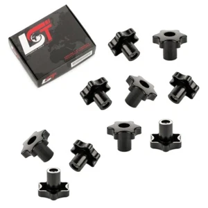 10x Sterngriffmutter mit Durchgangsgewinde M8 Sternmutter Kreuzgriff Ø 40 mm - Bild 1 von 7