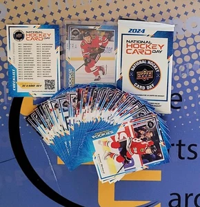 2024 UPPER DECK NATIONAL HOCKEY CARD DAY SET + BONUS CONNOR BEDARD + BONUS PACK - Picture 1 of 1