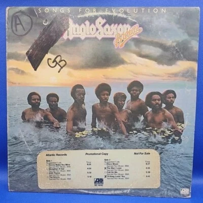 Anglo Saxon Brown Songs For Evolution. Vinyl LP. 1976 Original.   - Image 1 of 4