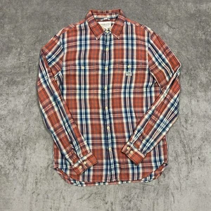 Camisa Denim Supply Ralph Lauren Para Hombres Franela Abotonada Mediana Multicolor A Cuadros - Imagen 1 de 8