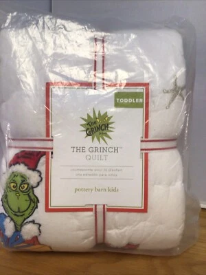 Edredón Pottery Barn Kids Dr. Seuss's The Grinch™ 36”x50” niños pequeños Navidad Foto 1 de 4