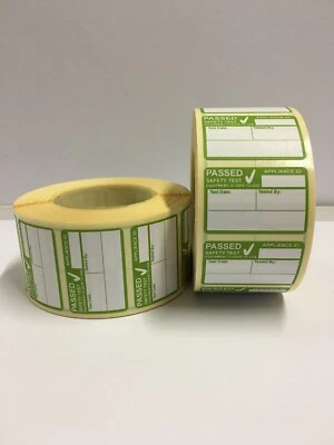 PAT Test Labels 4th EDITION x 1000 Passed Stickers Electrical FREE P+P - Image 1 of 2
