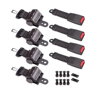 Universal Golf Cart Seat belts with buckles For EZGO Yamaha Club Car 4 Sets - Picture 1 of 12