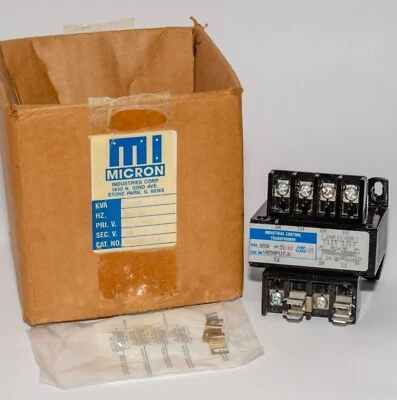Трансформатор управляющий NOS Micro Industries 0,050 КВА 50/60 Гц 240/480 В (V050PU7JK) - Изображение 1 из 4