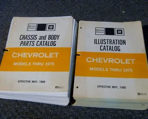 1966-1975 Chevrolet Caprice Parts Catalog Manual 1969 1970 1971 1972 1973 1974 - Picture 1 of 4