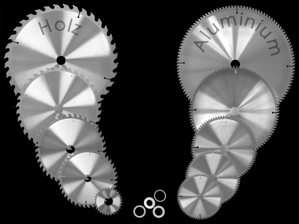 Kreissägeblatt 110 160 180 190 200 210 250 300 315 350 400 mm Kreis Säge Blatt - Bild 1 von 1