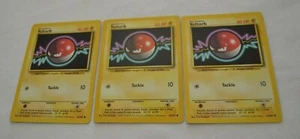 1999 POKEMON VOLTORB 67/102 LOT OF THREE CARDS - Picture 1 of 5