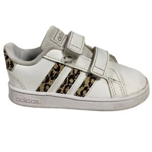 Adidas Grand Court Girls Size 6K  Sneakers Casual School Activewear Shoes