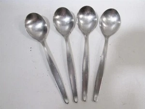 Midcentury WMF Alemania Laurel antiguo 4 cucharas de mesa para servir Gordon Fraser - Imagen 1 de 4