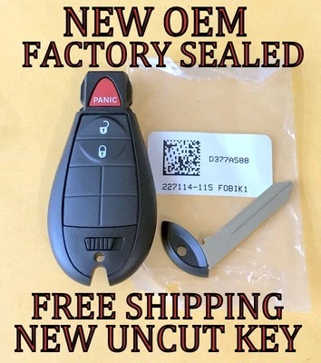 全新 原始设备制造商 2019 2020 RAM 1500 经典 KEYLESS 遥控 FOB FOBIK 智能钥匙 56046953 — 第 1/4 张图片