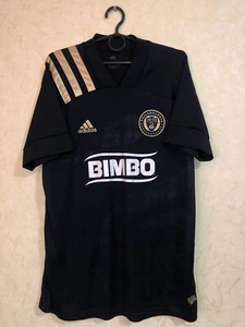 Rare Philadelphia Union 2019-2020 Home Football Jersey Size L Mens Adidas Black - Picture 1 of 11