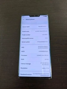 Huawei Mate 30 pro Kirin 990 5G 6.53" 256GB Unlocked - Picture 1 of 7