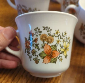 Juego de 4 tazas/tazas de café vintage Corelle Indian Summer - ¡Excelente estado! - Imagen 1 de 4