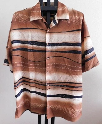 Camisa única de manga corta para hombre Italia/Nueva York platino talla XL Foto 1 de 2