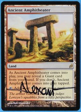 Ancient Amphitheater Lorwyn NM Land Rare Artist Signed CARD (s1165) ABUGames