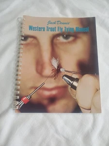 Western Trout Fly Tying Manual By Jack H. Dennis 2nd Edition 1991 Spiral - Picture 1 of 7