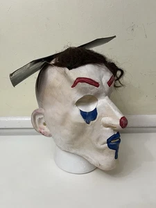 Batman The Dark Knight Joker Henchmen Happy The Clown Mask Rubies - Picture 1 of 8