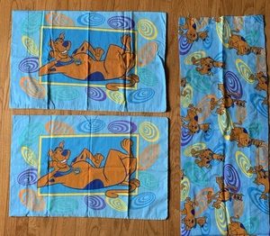 Menge 2 Scooby Doo Dan River Standard Kissenhülle und Vorhang Fenster Volant - Bild 1 von 12
