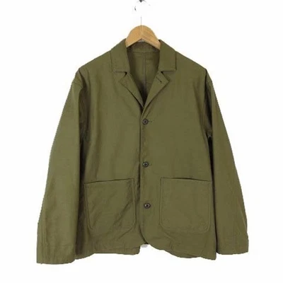 Uniform Experiment 24SS Work Jacket Cotton Tailored Blazer Wide Silhouette Used - Image 1 of 4