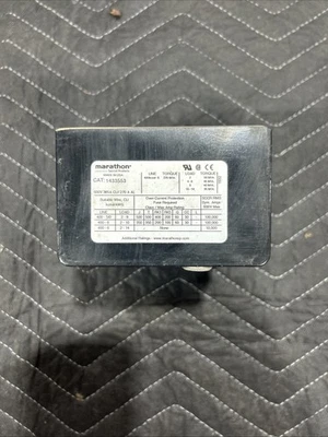 Marathon Cat No 1433553 Barrier Terminal Block 3 Pole, 600V 400 MCM - Image 1 of 4