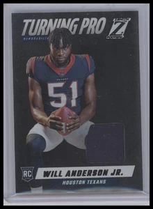 Panini Zenith 2023 #TPM-WAJ Will Anderson Jr. Memorabilia Turning Pro - Imagen 1 de 2