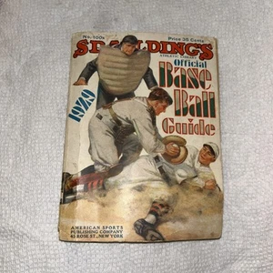 1929 Spalding's Baseball Guide, BABE RUTH Lou Gehrig Rogers Hornsby World Series - Photo 1 sur 11