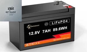 Lithium Batteries 12V 7Ah Lifepo4 Lithium Battery with BMS,2000+ Cycles Deep Cyc - Picture 1 of 5