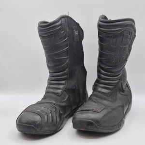 Sedici wasserdichte Motorradstiefel Herren Größe 9 US 43 EU schwarz Touring Armor Gear - Bild 1 von 12