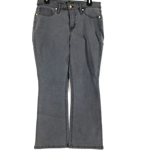 Iman Jeans Women 14P Stone washed gray boot cut super stretch 32 x 28 - Picture 1 of 11