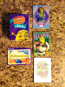SHREK THE THIRD COMPLETE 72 TRADING CARD SET + ALL BONUS CARDS 2007 INKWORKS